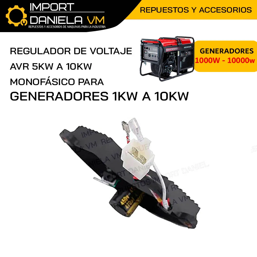 Regulador de Voltaje AVR 5KW a 10KW Monofásico para Generadores de 1KW a 10KW - Imagen 3