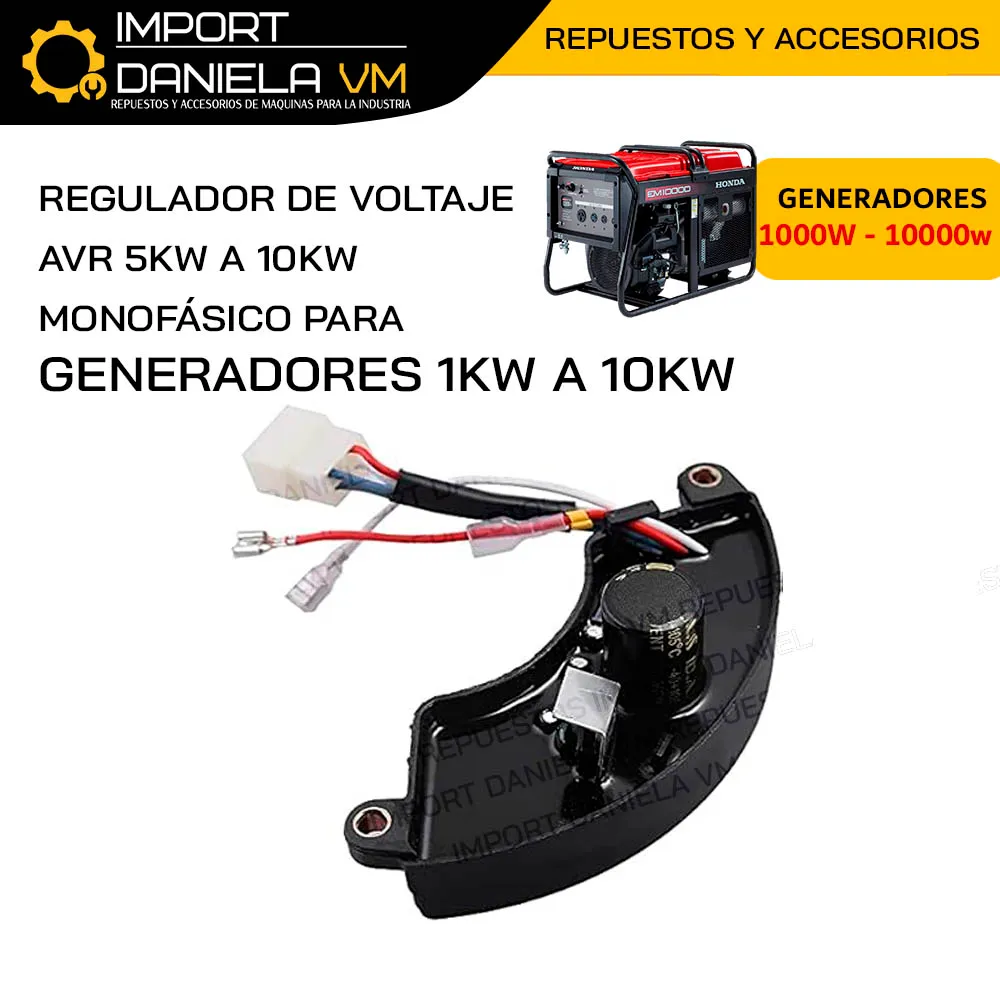 Regulador de Voltaje AVR 5KW a 10KW Monofásico para Generadores de 1KW a 10KW - Imagen 2